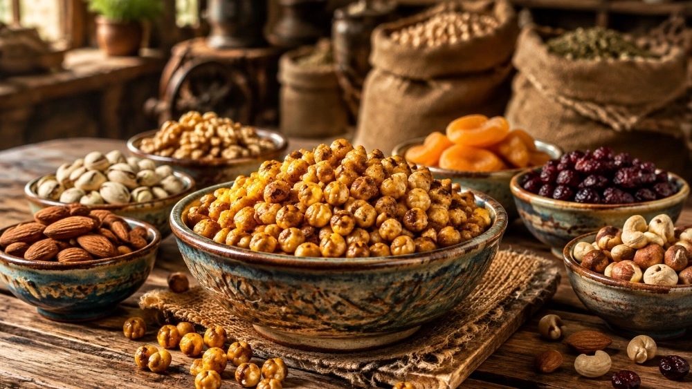 The best producer of Tabriz traditional chickpeas and nuts